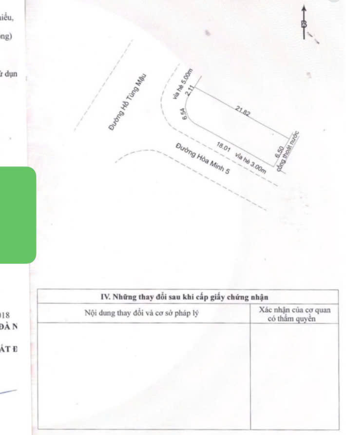 Bán đất lô góc 2 Mặt Tiền Đường Hồ Tùng Mậu và Hòa Minh 5 - Ảnh chính